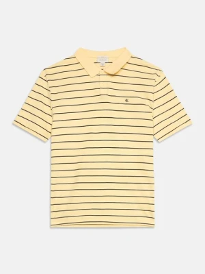 Koszulka polo Calvin Klein Jeans żółty