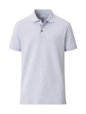 Koszulka polo Calvin Klein liliowy