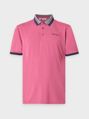 Koszulka polo Calvin Klein mauve