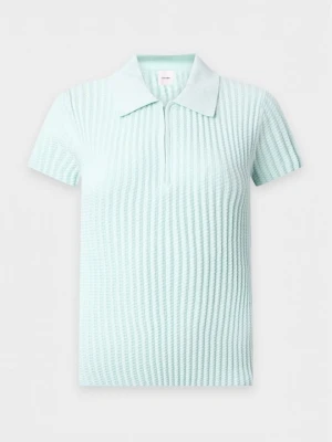 Koszulka polo Calvin Klein miętowy