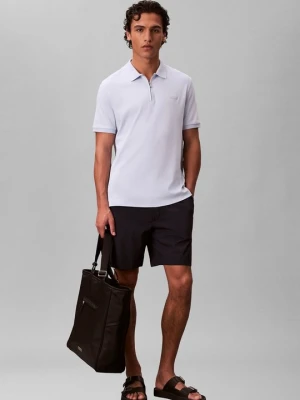 Koszulka polo Calvin Klein mleczny