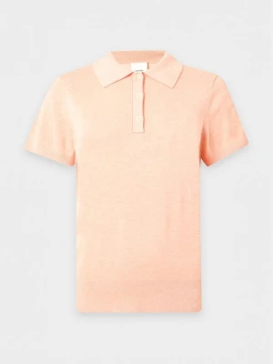 Koszulka polo Calvin Klein morelowy