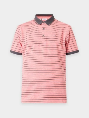 Koszulka polo Calvin Klein neonowy pomarańcz