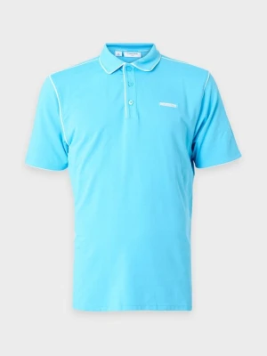 Koszulka polo Calvin Klein niebieski