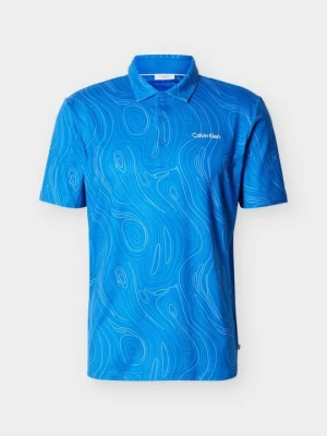 Koszulka polo Calvin Klein niebieski