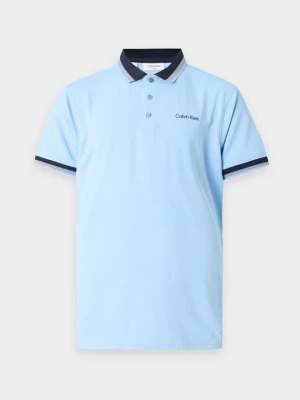 Koszulka polo Calvin Klein niebieski