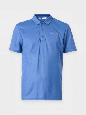 Koszulka polo Calvin Klein niebieski denim
