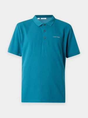 Koszulka polo Calvin Klein morski