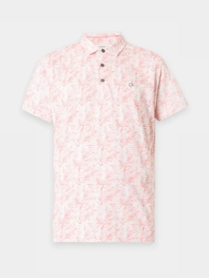 Koszulka polo Calvin Klein pomarańczowy