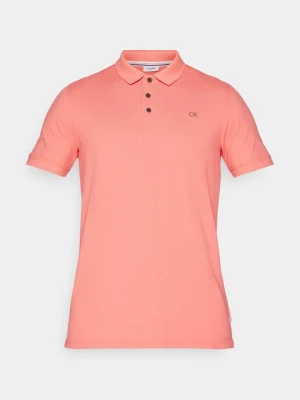 Koszulka polo Calvin Klein pomarańczowy