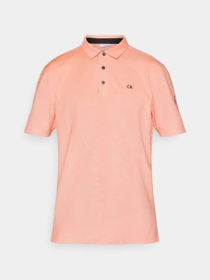 Koszulka polo Calvin Klein pomarańczowy