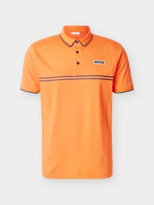 Koszulka polo Calvin Klein pomarańczowy