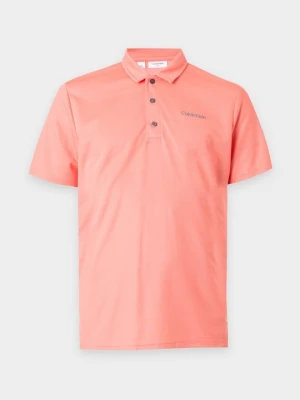 Koszulka polo Calvin Klein pomarańczowy