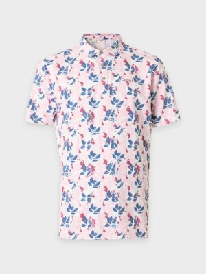 Koszulka polo Calvin Klein różowy