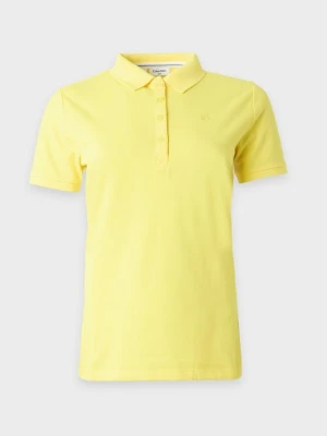 Koszulka polo Calvin Klein żółty