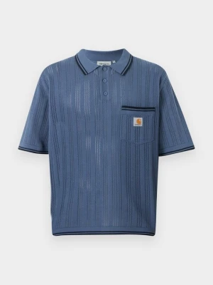 Koszulka polo Carhartt WIP niebieski