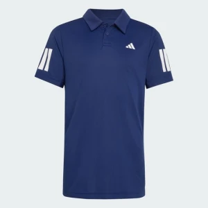 Koszulka polo Club Tennis 3-Stripes Shirt Kids Adidas Dark Blue