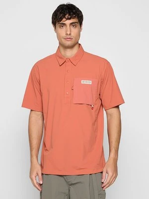 Koszulka polo Columbia czerwony
