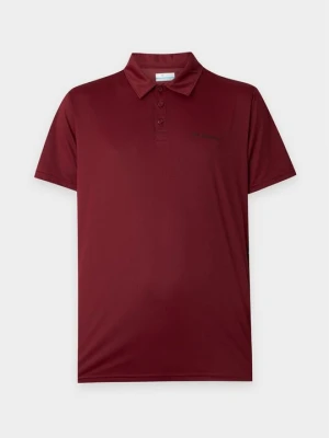 Koszulka polo Columbia czerwony