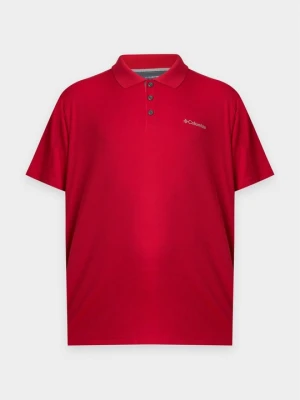 Koszulka polo Columbia czerwony