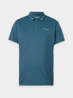 Koszulka polo Columbia niebieski