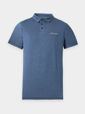 Koszulka polo Columbia niebieski