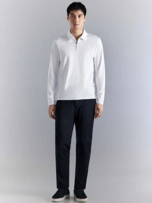 Zdjęcie produktu Koszulka polo comfort stretch Coolmax® biały - Mężczyzna - - MANGO MAN