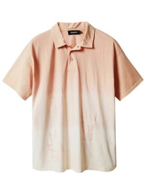 Koszulka polo Desigual czerwony