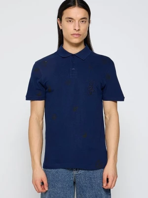 Koszulka polo Desigual granatowy