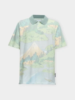 Koszulka polo Desigual zielony