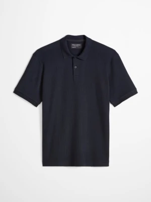 Koszulka polo z dzianiny prążkowanej, krój regular Marc O'Polo