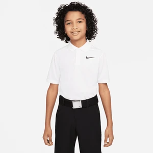 Koszulka polo do golfa dla dużych dzieci (chłopców) Nike Dri-FIT Victory - Biel