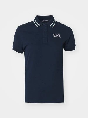 Koszulka polo EA7 Emporio Armani granatowy