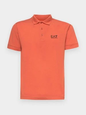 Koszulka polo EA7 Emporio Armani czerwony