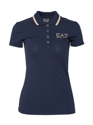 Koszulka polo EA7 Emporio Armani granatowy