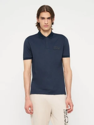 Koszulka polo EA7 Emporio Armani granatowy
