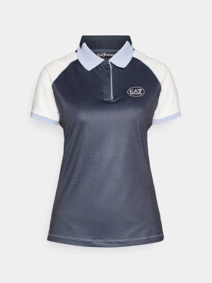 Koszulka polo EA7 Emporio Armani granatowy