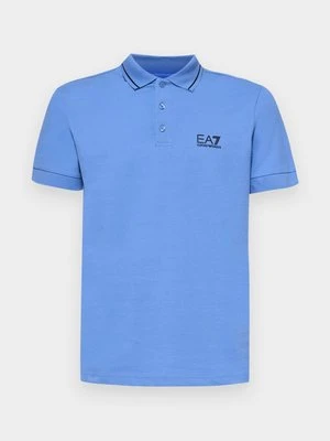 Koszulka polo EA7 Emporio Armani jasnoniebieski