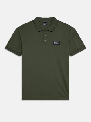 Koszulka polo EA7 Emporio Armani jasnozielony