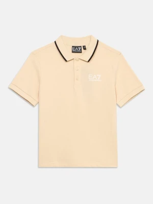 Koszulka polo EA7 Emporio Armani jasnożółty