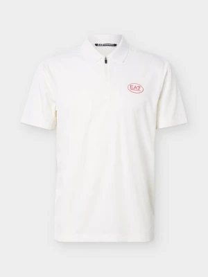 Koszulka polo EA7 Emporio Armani mleczny