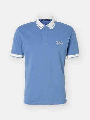 Koszulka polo EA7 Emporio Armani niebieski