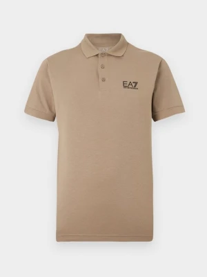 Koszulka polo EA7 Emporio Armani piaskowy