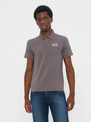 Koszulka polo EA7 Emporio Armani szary