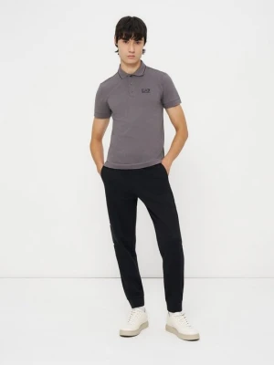 Koszulka polo EA7 Emporio Armani szary