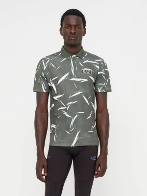Koszulka polo EA7 Emporio Armani zielony