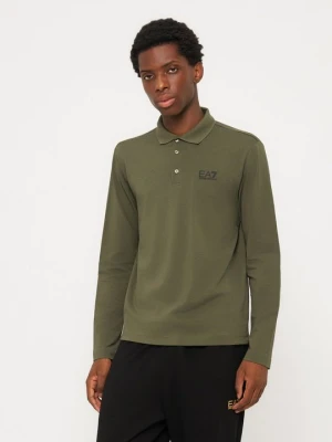 Koszulka polo EA7 Emporio Armani zielony