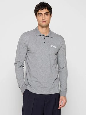 Koszulka polo Emporio Armani szary