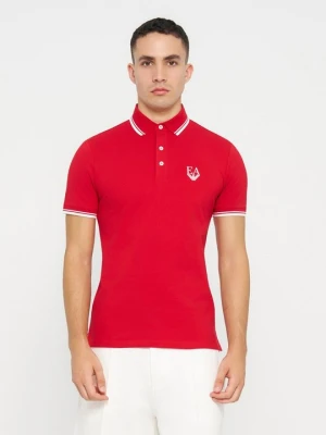 Koszulka polo Emporio Armani czerwony
