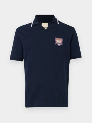 Koszulka polo Emporio Armani granatowy